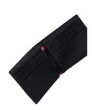 TOMMY HILFIGER TH FOUNDATION porte-cartes de cr&eacute;dit en cuir le noir - Portefeuilles Homme - 5
