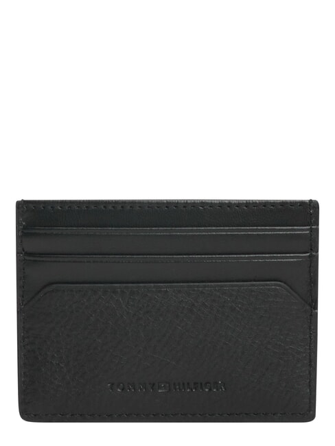 TH CENTRAL porte-cartes de cr&eacute;dit en cuir le noir - Portefeuilles Homme