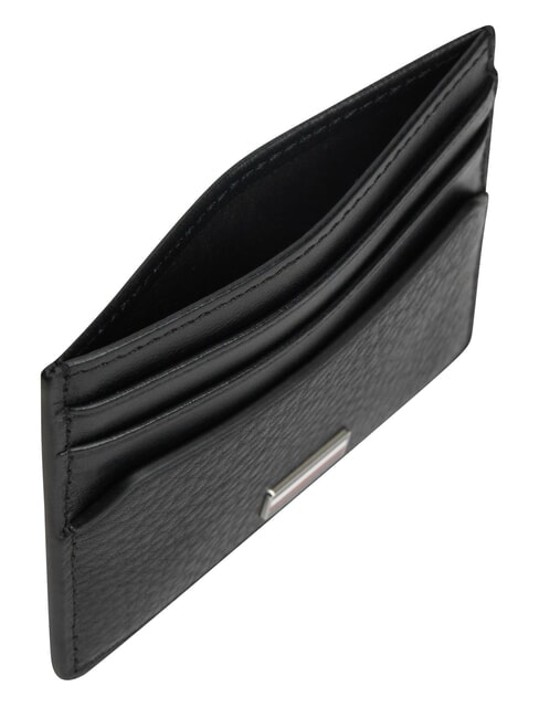 TH CENTRAL porte-cartes de cr&eacute;dit en cuir le noir - Portefeuilles Homme