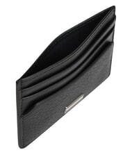 TOMMY HILFIGER TH CENTRAL porte-cartes de cr&eacute;dit en cuir le noir - Portefeuilles Homme - 3