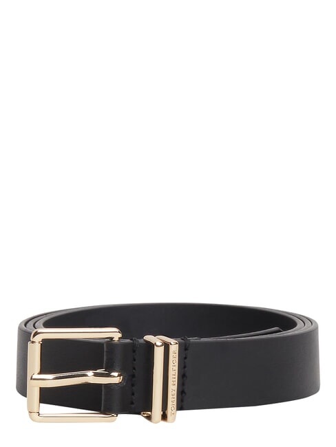 TH SQUARE ceinture en cuir le noir - Ceintures