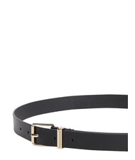 TOMMY HILFIGER TH SQUARE ceinture en cuir le noir - Ceintures - 3