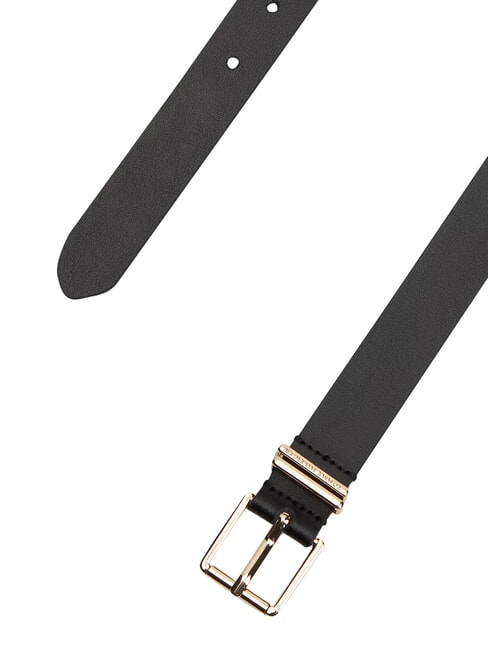 TH SQUARE ceinture en cuir le noir - Ceintures