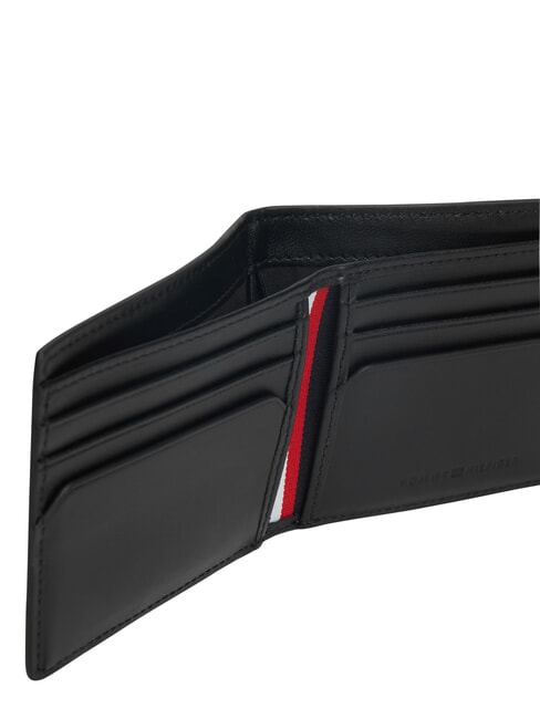 TH CENTRAL porte-cartes de cr&eacute;dit en cuir caf&eacute; en grains - Portefeuilles Homme