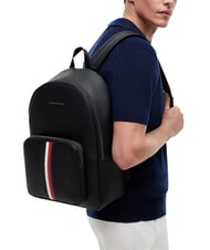 TOMMY HILFIGER TH METRO Sac &agrave; dos le noir - Sacs &agrave; dos pour ordinateur portable - 2