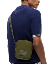 TOMMY HILFIGER TH FOUNDATION sac bandouli&egrave;re bois d'olivier - Sacs en Bandouli&egrave;res pour Homme - 2