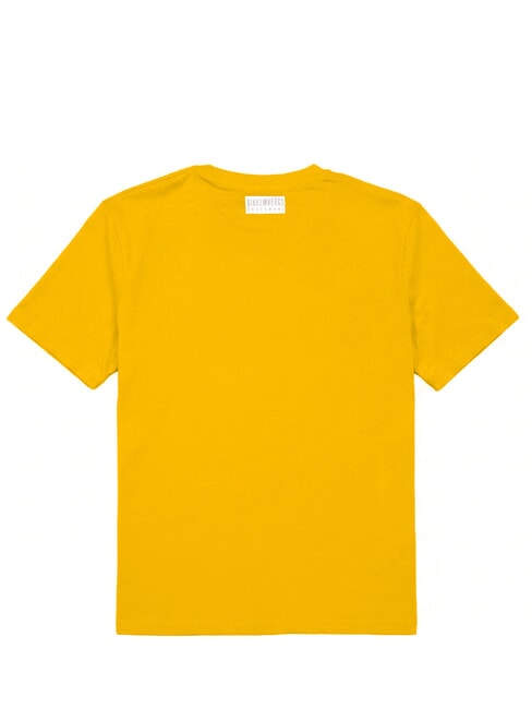 BASIC T-shirt &agrave; manches courtes et col rond jaune - T-shirt