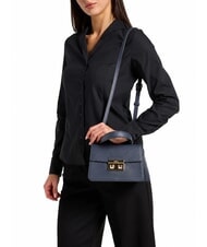 FURLA BELLA Petit sac en cuir St Andromeda bleu encre - Sacs pour Femme - 2