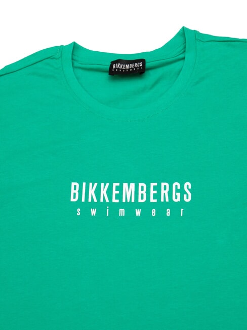 ICONIC T-shirt en coton, manches courtes vert - T-shirt