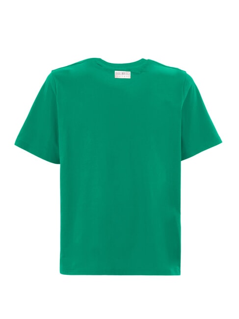 ICONIC T-shirt en coton, manches courtes vert - T-shirt