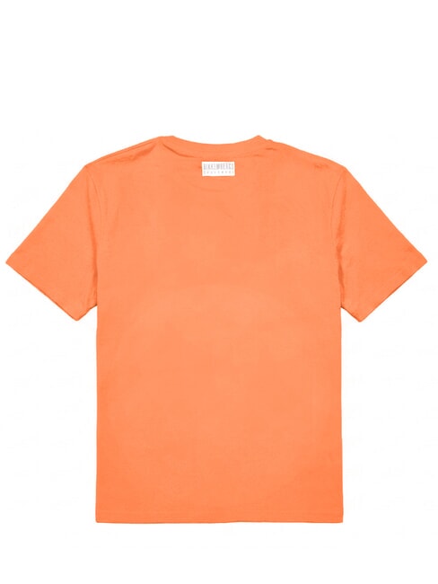 ICONIC T-shirt en coton, manches courtes saumon - T-shirt