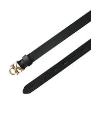 CALVIN KLEIN FACTED CK BUCKLE ceinture en cuir - Ceintures