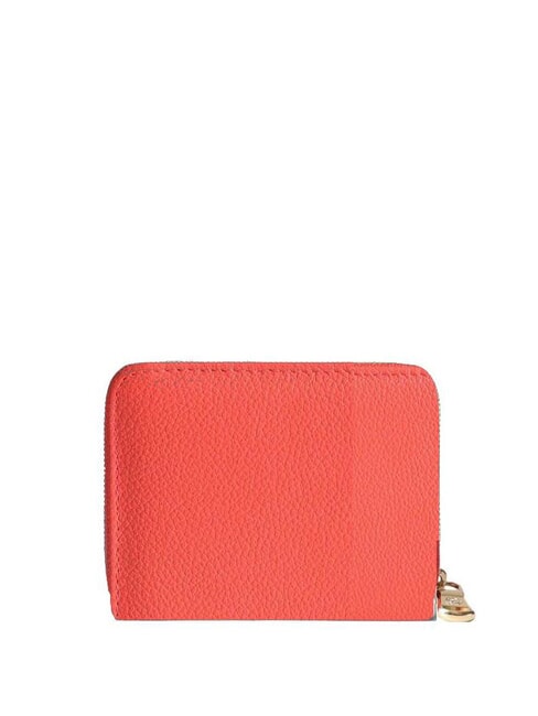 BASIC Portefeuille en cuir pour femme rouge - Portefeuilles Femme
