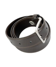 TIMBERLAND CLASSIC Ceinture en cuir Saffiano, raccourcissable brun fonc&eacute; - Ceintures - 3