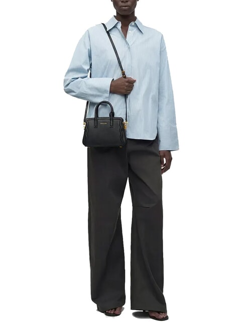 LAILA Sac &agrave; main avec bandouli&egrave;re noir - Sacs pour Femme