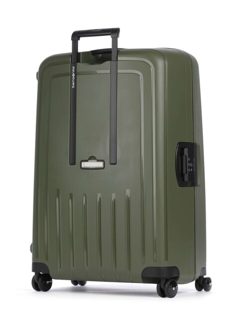 Valise Ligne S'CURE, taille extra-large Olives - Valises Rigides