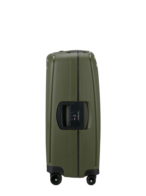 Valise Ligne S'CURE, taille moyenne Olives - Valises Rigides