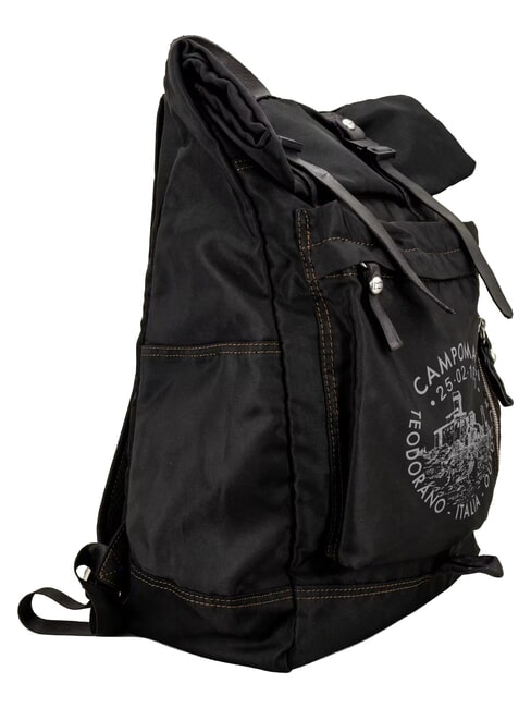 BIANCO Sac &agrave; dos d'ext&eacute;rieur noir/gris - Sacs &agrave; dos pour l'&Eacute;cole & les Loisirs