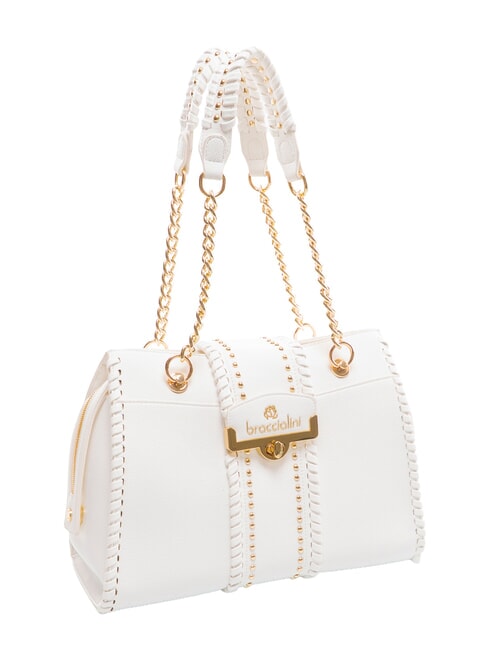 RIBBON sac bandouli&egrave;re blanc - Sacs pour Femme