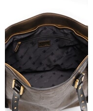 BRACCIALINI LOLA Cabas en cuir noir/bronze - Sacs pour Femme - 4