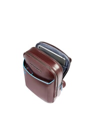 PIQUADRO BLUE SQUARE  Sac pour iPad Mini ACAJOU - Sacs en Bandouli&egrave;res pour Homme - 4
