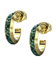 GUESS TRINITY Boucles d'oreilles en acier or jaune/violet - Boucles d'oreilles - 2