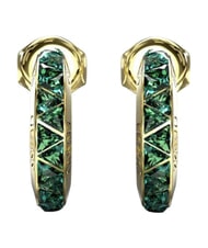 GUESS TRINITY Boucles d'oreilles en acier or jaune/violet - Boucles d'oreilles - 3