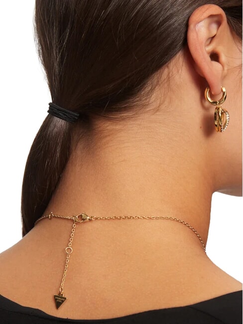 MON AMOUR Collier en acier or jaune - Colliers