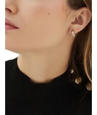 GUESS TWIST Boucles d'oreilles en acier or jaune/rhodium - Boucles d'oreilles - 3