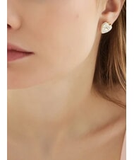 GUESS AMORE Boucles d'oreilles en acier or jaune/blanc - Boucles d'oreilles - 2