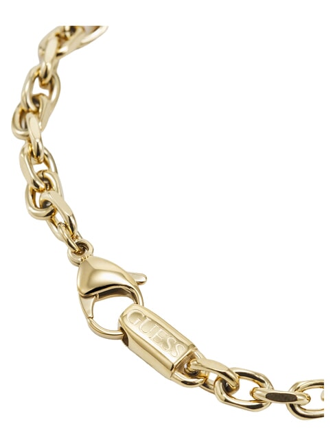 X PLATE Bracelet en acier poli or jaune - Bracelets pour hommes