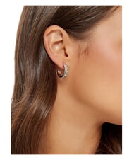 GUESS TRINITY Boucles d'oreilles en acier ARGENT - Boucles d'oreilles - 2
