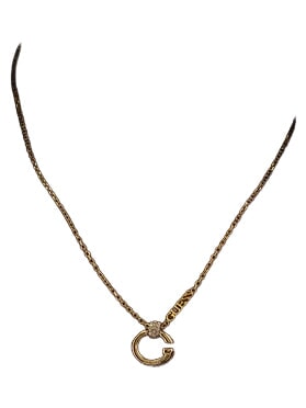 OH MY G Collier en acier or jaune - Colliers