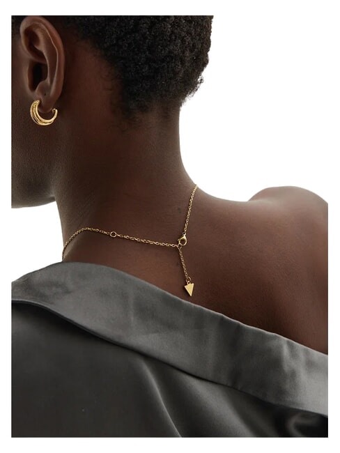 OH MY G Collier en acier or jaune - Colliers