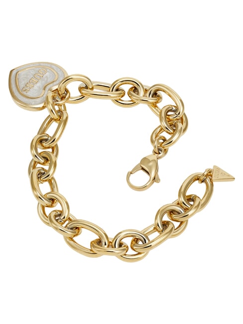 AMAMI Bracelet en acier poli or jaune/blanc - Bracelets
