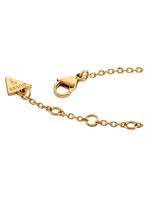 TWIST Bracelet tress&eacute; en acier or jaune/rhodium - Bracelets