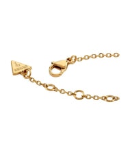GUESS TWIST Bracelet tress&eacute; en acier or jaune/rhodium - Bracelets - 3