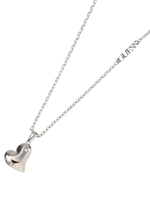 FLUID HEARTS Collier en acier ARGENT - Colliers