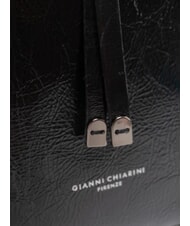 GIANNI CHIARINI EGLE Sac bandouli&egrave;re en cuir Noir - Sacs pour Femme - 3