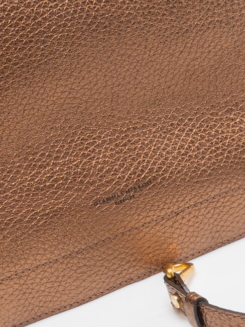 OLGA Sac &agrave; bandouli&egrave;re en cuir avec bandouli&egrave;re grill&eacute; - Sacs pour Femme