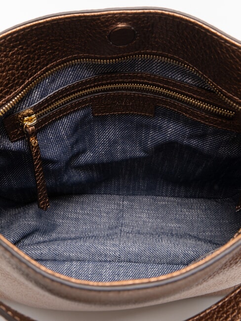 OLGA Sac &agrave; bandouli&egrave;re en cuir avec bandouli&egrave;re grill&eacute; - Sacs pour Femme