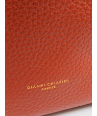 GIANNI CHIARINI MARISOL Sac shopping en cuir rouge brique - Sacs pour Femme - 3