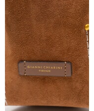 GIANNI CHIARINI PENELOPE Mini sac bandouli&egrave;re Cognac - Sacs pour Femme - 3