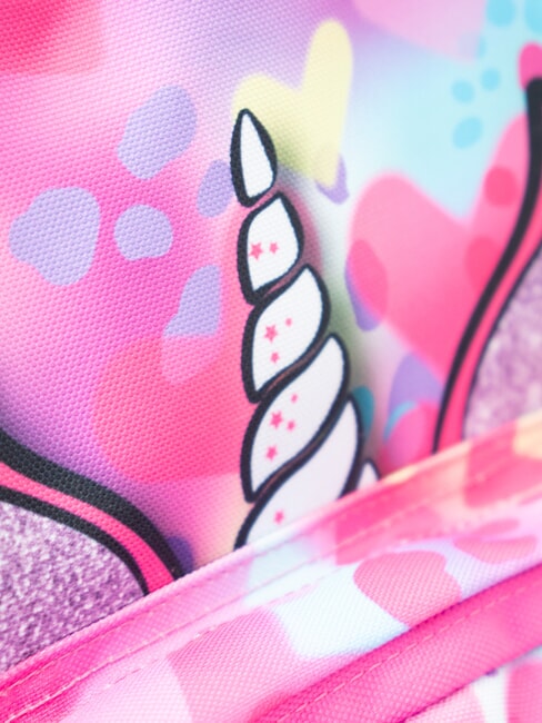 SJ EVER UNICORNSIDE GIRL Sac &agrave; dos FOR&Ecirc;T RAY&Eacute;E NOIRE - Sacs &agrave; dos pour l'&Eacute;cole & les Loisirs