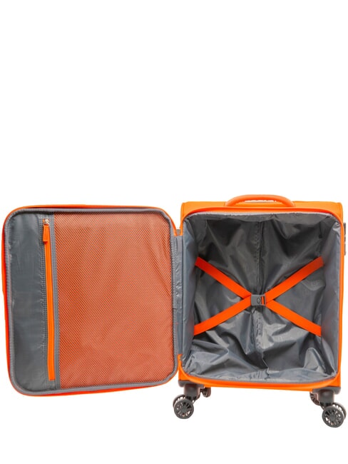 AIR WAVE Chariot &agrave; bagages &agrave; main orange juteuse - Valises cabine