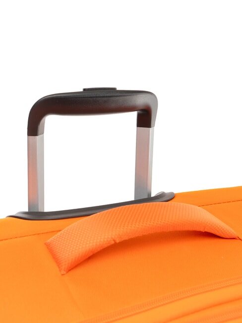 AIR WAVE Chariot &agrave; bagages &agrave; main orange juteuse - Valises cabine
