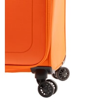 AMERICAN TOURISTER AIR WAVE Chariot &agrave; bagages &agrave; main orange juteuse - Valises cabine - 8