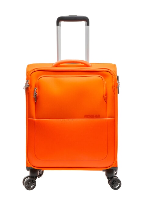 AIR WAVE Ensemble cabine + trolley moyen + grand orange juteuse - Ensemble Valises