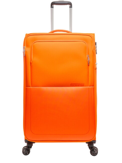 AIR WAVE Ensemble cabine + trolley moyen + grand orange juteuse - Ensemble Valises