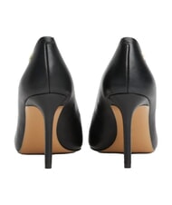 TOMMY HILFIGER TH  Escarpins en cuir &agrave; talons hauts de 9 cm noir - Chaussures Femme - 3